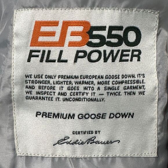 Eddie Bauer EB550 Down Puffer Jacket Long - Picture 10 of 12
